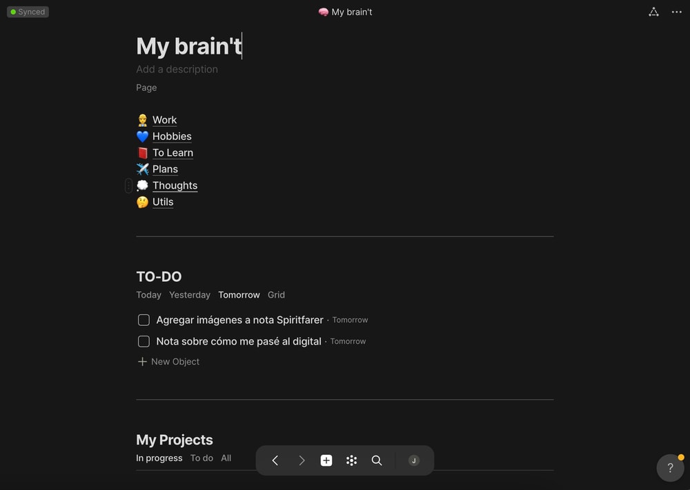 Mi segundo cerebro; my brain't